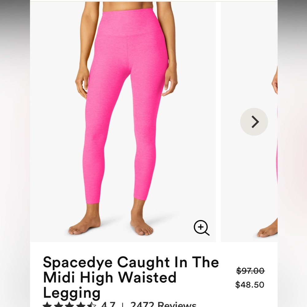 Beyond Yoga Midi high waisted leggings